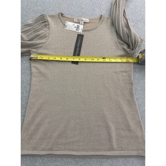Catherine Malandrino Metallic Shimmer Sweater – Size Medium (NWT) - Picture 6 of 7
